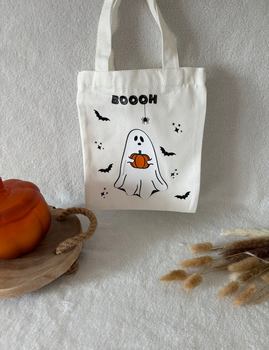 Mini Tote bag Halloween - Fantôme