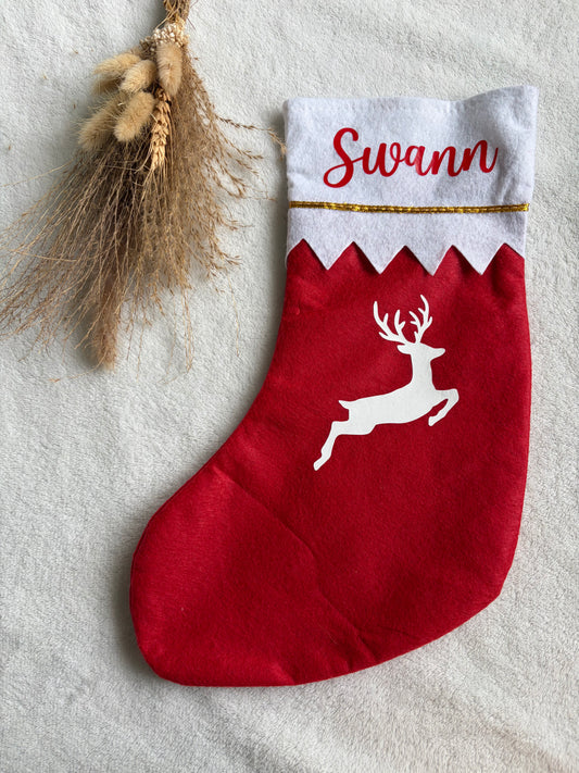 Chaussette de Noël personnalisée