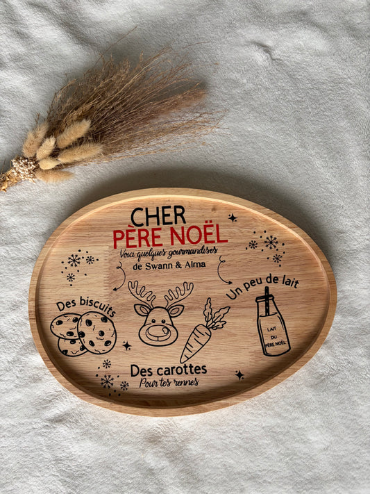 Planche de Noël personnalisée