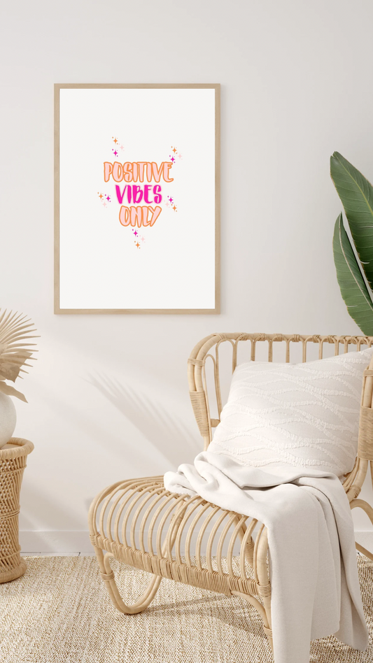 Affiche - Positive Vibes