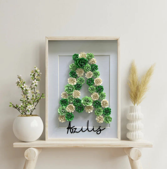 Cadre fleur 3D