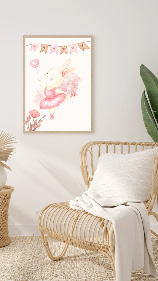 Trio d’Affiches – Lapin Ballerine 
